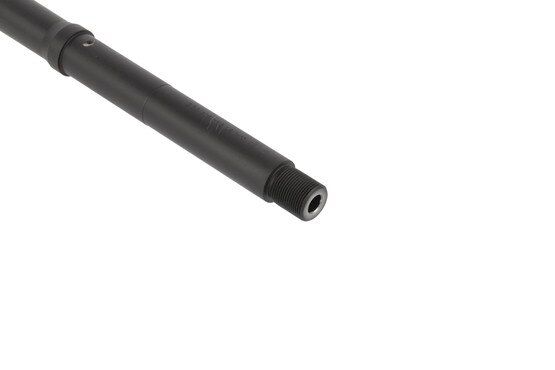 The Criterion AR10 308 barrel is threaded 5/8x24 for attaching muzzle brakes, flash hiders, and silencers